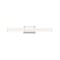 Z-Lite Harrison Vanity, 1-Light, 25 In.W x 4 In.L x 4.75 In.H, Brushed Nickel/Frosted 1011-25W-BN-LED - alternate 2